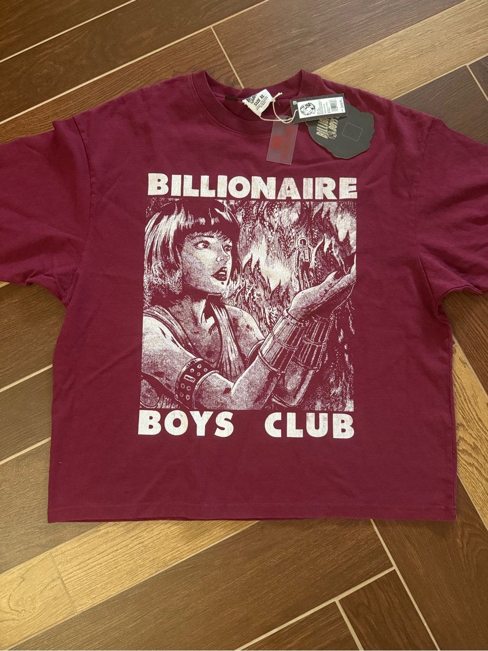 Billionaire Boys Club Burgundy Graphic Men’s T-Shirt